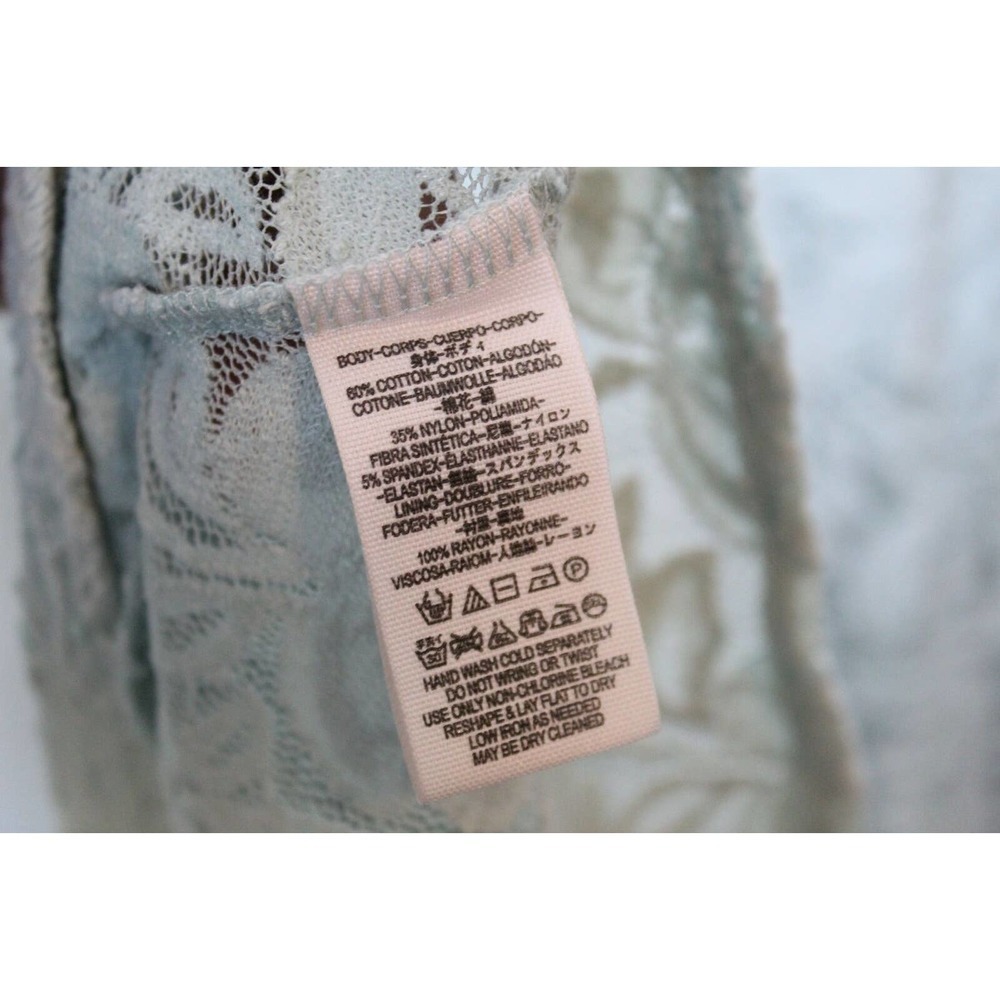 NWT Free People Miles of Lace Dress Sky Blue Women's Size Small H14120 - Picture 10 of 13
